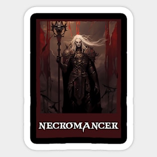 Necromancer Warrior. Diablo Sticker